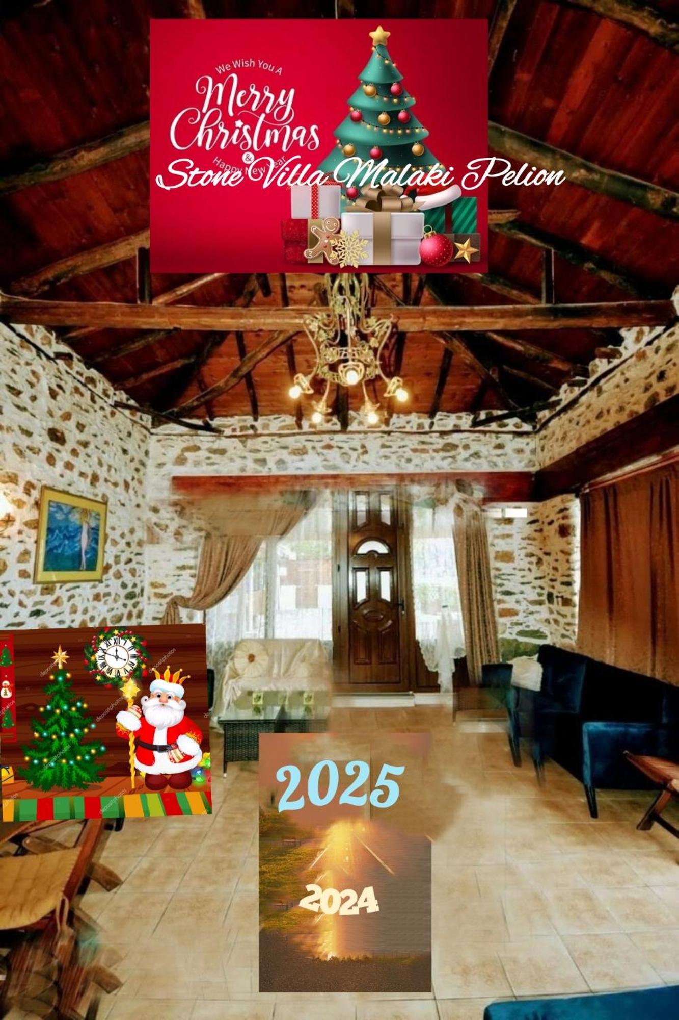 Stone Villa Inside Sea- Kids'Land Platanidia 外观 照片